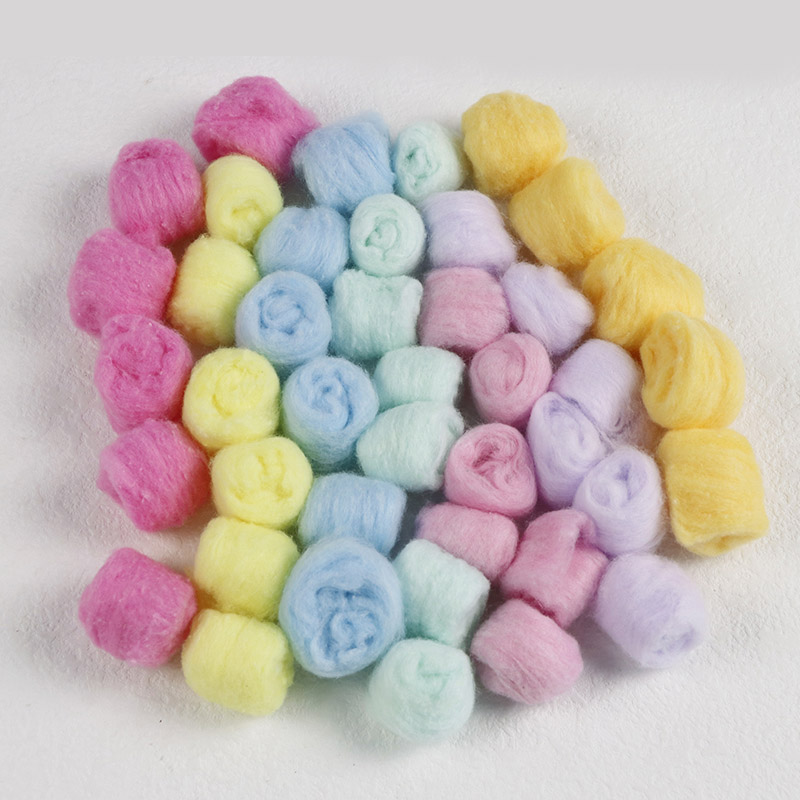 Bolas de algodón absorbentes médicas de uso hospitalario coloridas desechables al por mayor
